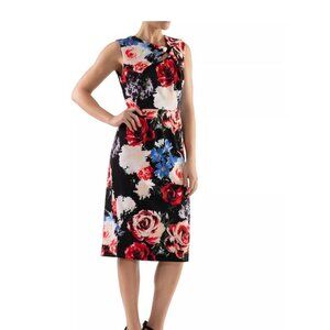 Donna Ricco Floral Dress - Sz 14 - New